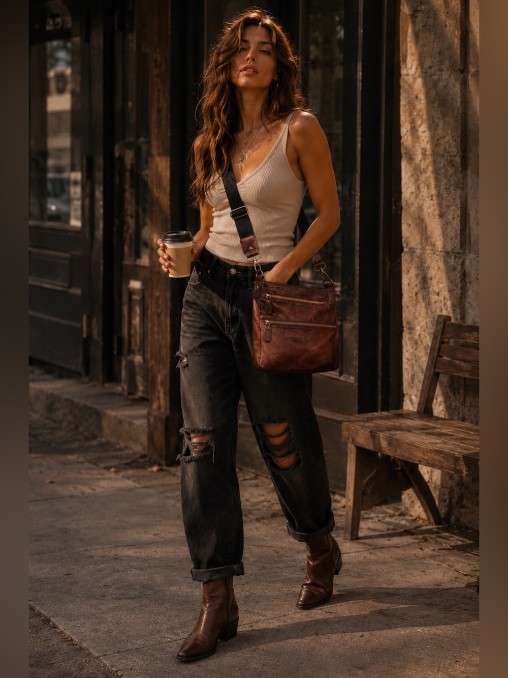 Margot Crossbody Leather Bag